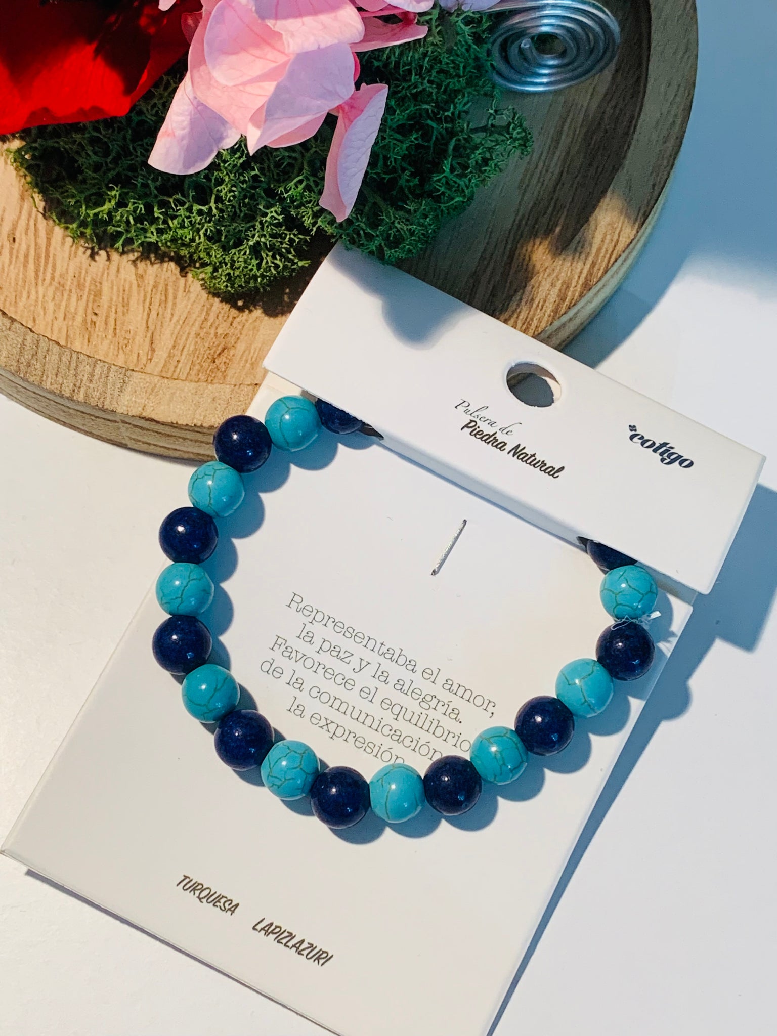 Pulsera piedras natural