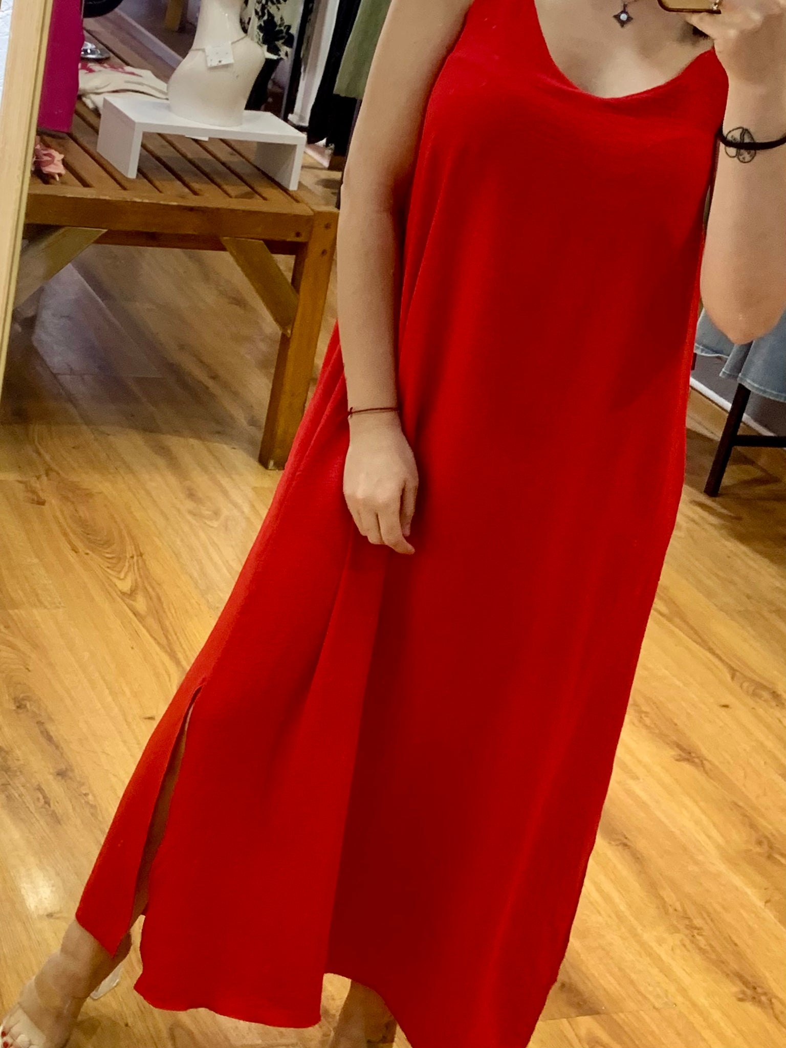 Vestido basic rojo